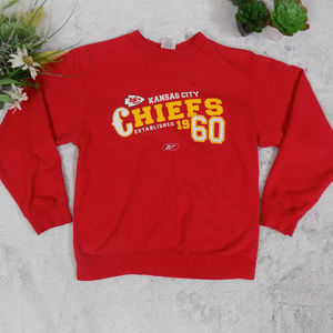 Boys Kansas City Chiefs crew neck sweatshirt